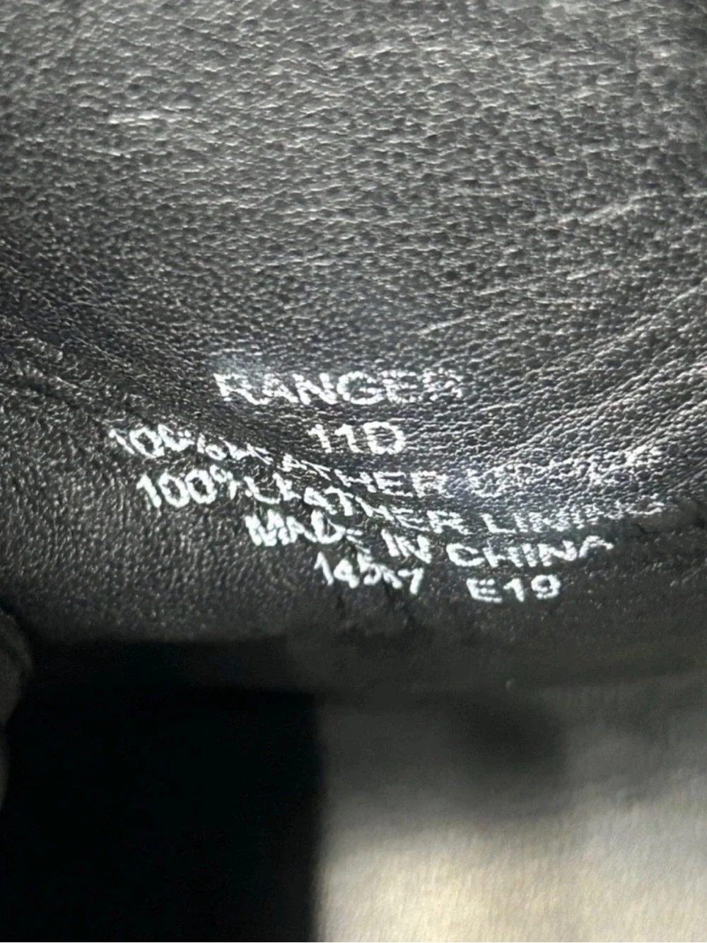 Polo Ralph Lauren Men’s Tumbled Leather Ranger boots size 11 D